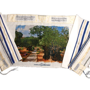 Garden of Gethsemane Prayer Shawl as well as a Star of David Bookmark